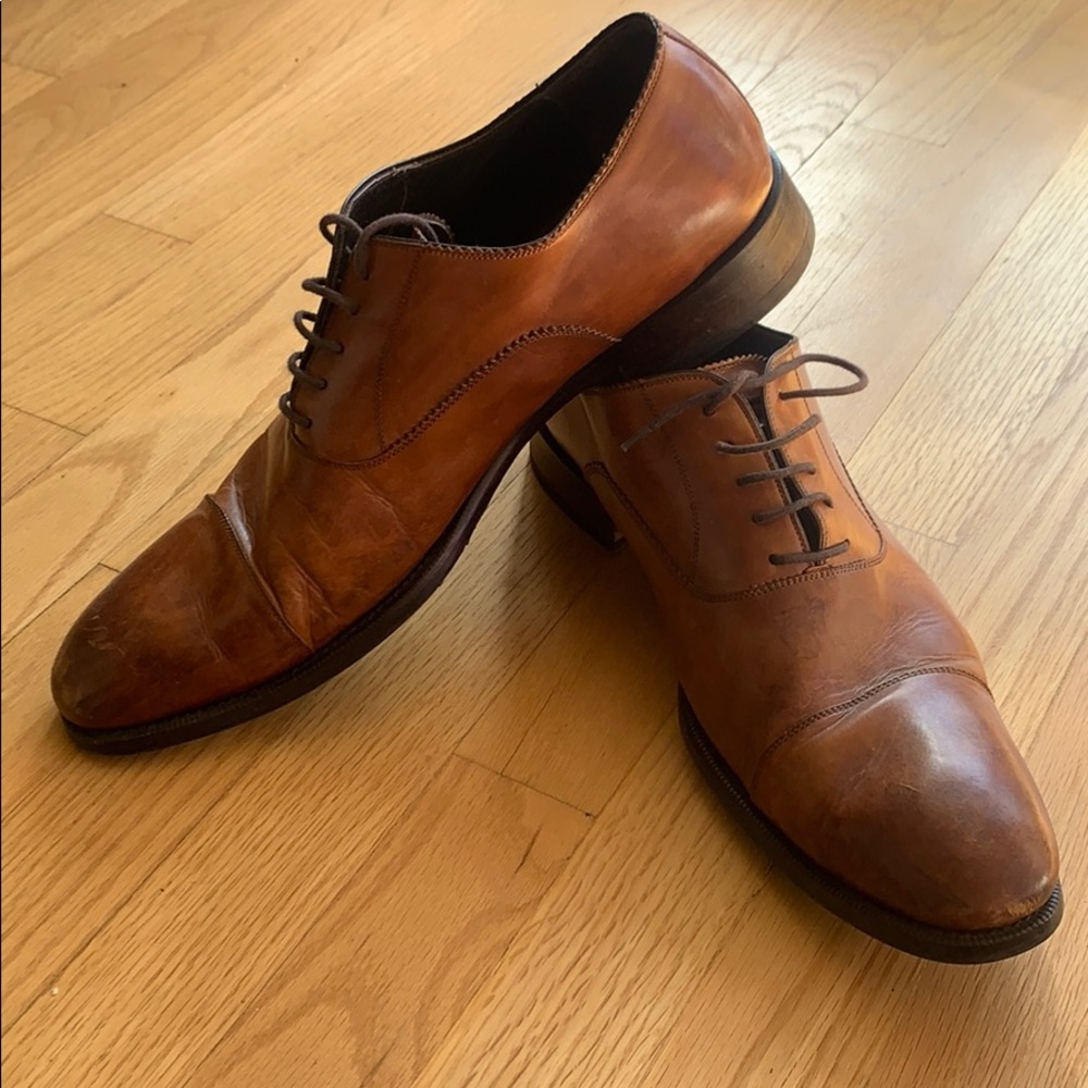 Bergdorf Goodman lace up loafers